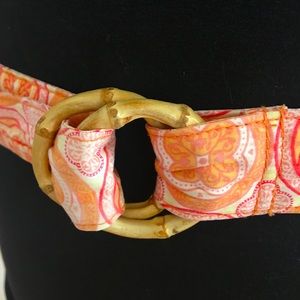 Fabric boho belt